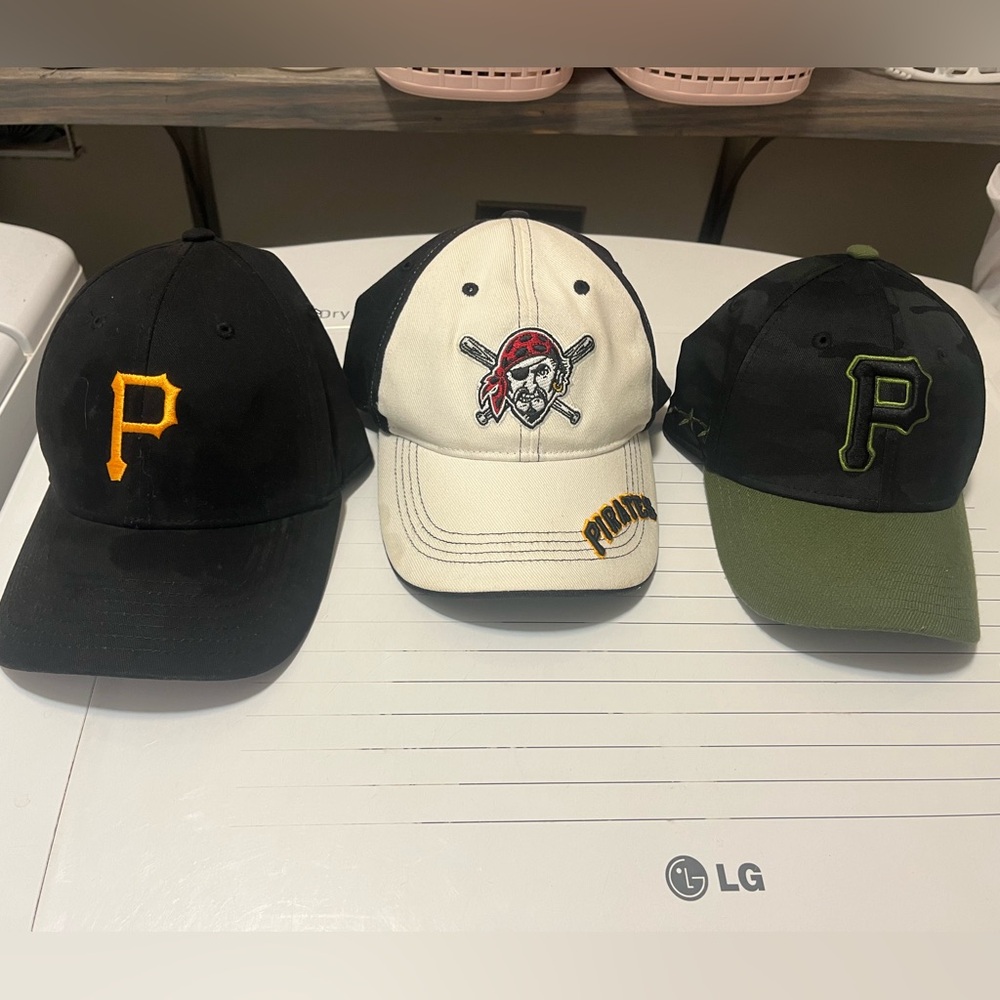 Pittsburgh Pirates hats lot for kids